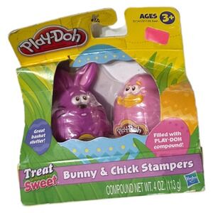 Play Doh Treat Without the Sweet Bunny and Chick Stampers‎ Easter